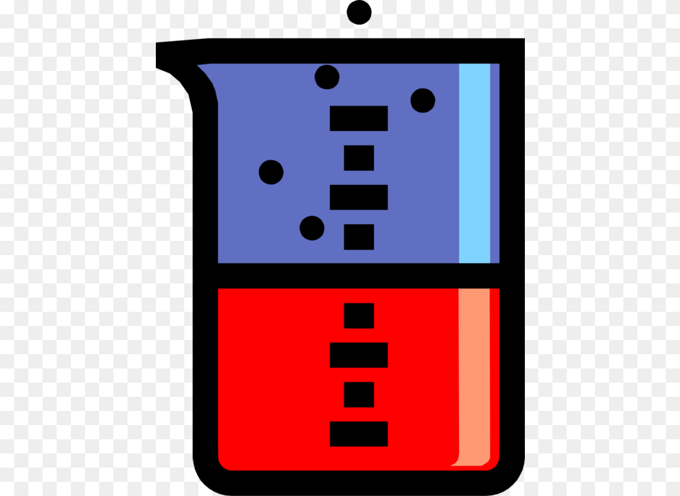 Vector Illustration Of Laboratory Beaker Glassware Beaker, Gas Pump, Machine, Pump, Lighter Free Png Download