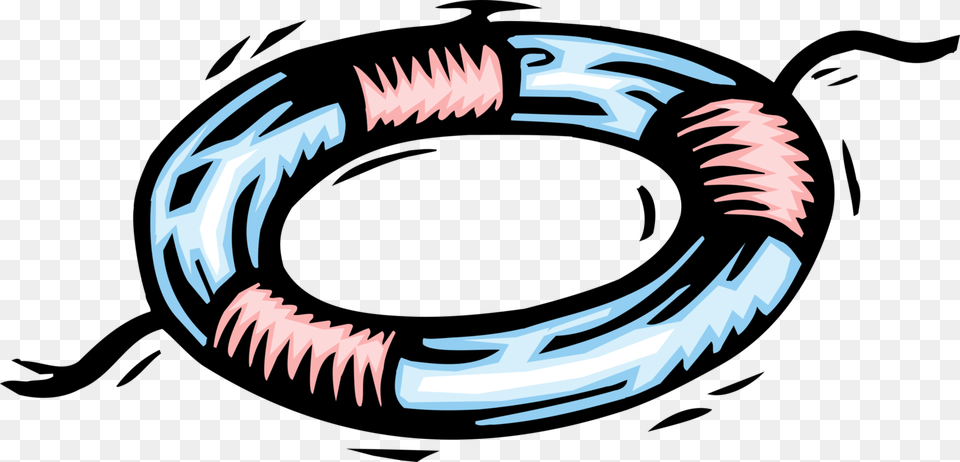 Vector Illustration Of Lifebuoy Ring Lifesaver Life, Accessories, Bracelet, Jewelry, Animal Png Image
