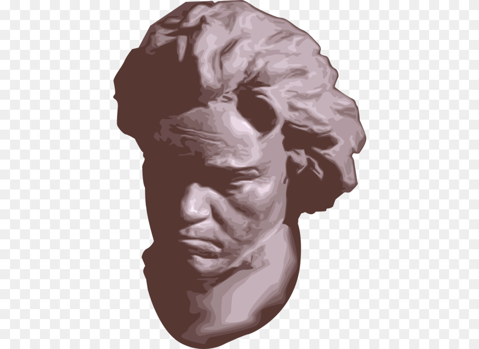 Vector Illustration Of Ludwig Van Beethoven Influential Ludwig Van Beethoven, Face, Head, Person, Photography Free Png