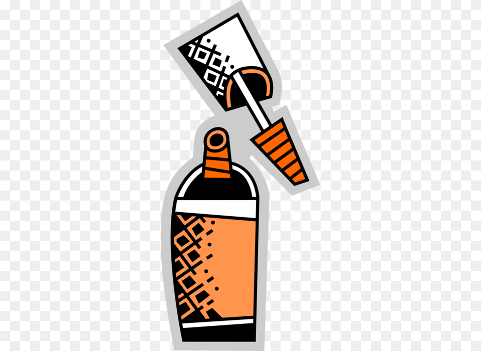 Vector Illustration Of Mascara Cosmetic Beauty Product, Bottle, Dynamite, Weapon, Qr Code Png