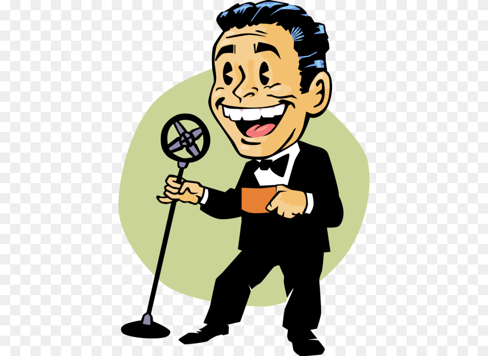 Vector Illustration Of Master Of Ceremonies Emcee Or Master Of Ceremony, Baby, Person, Face, Head Png Image