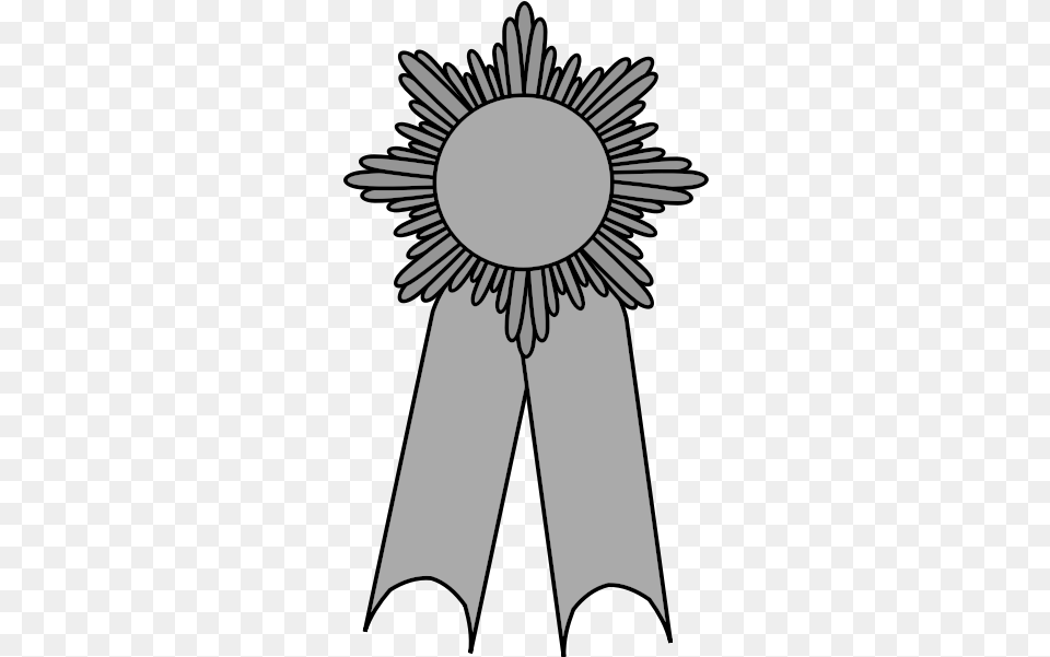 Vector Illustration Of Medal With A Grayscale Ribbon Ribbons For Awards For Girl Scouts, Stencil, Animal, Bird, Logo Free Transparent Png