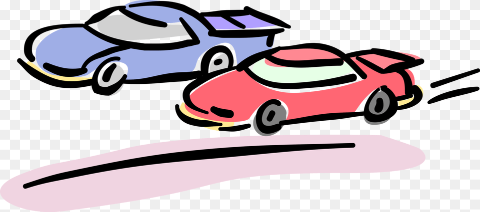 Vector Illustration Of Motor Race Automobile Motor City Car, Transportation, Vehicle, Machine, Wheel Free Png