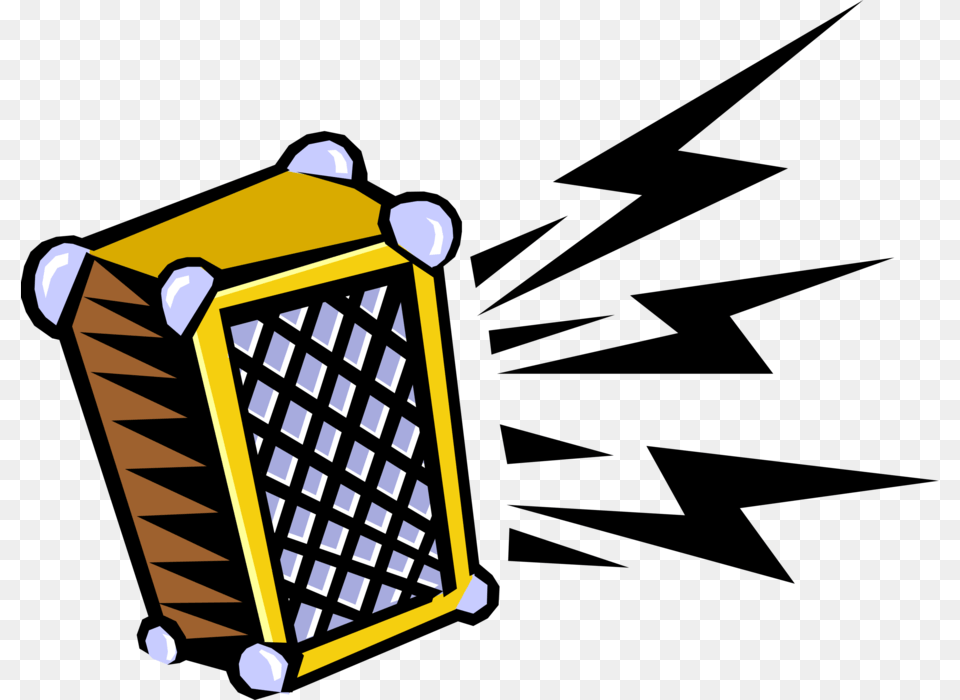 Vector Illustration Of Music Speaker Blasting Tunes Sound Energy Types, Shopping Cart Free Transparent Png