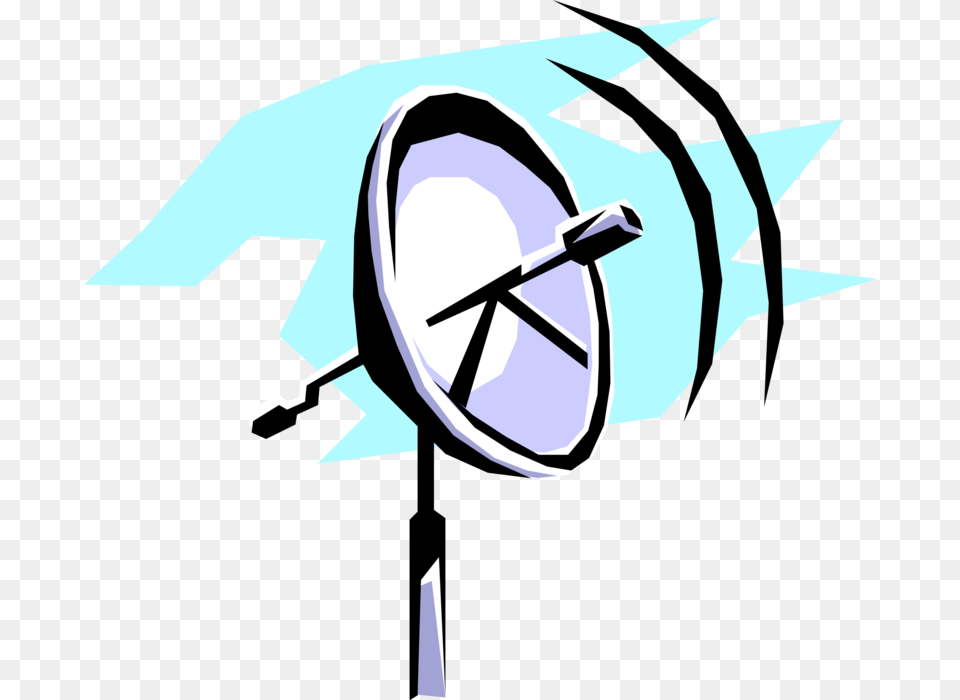 Vector Illustration Of Parabolic Reflector Antenna, Lighting, Person, Face, Head Free Png