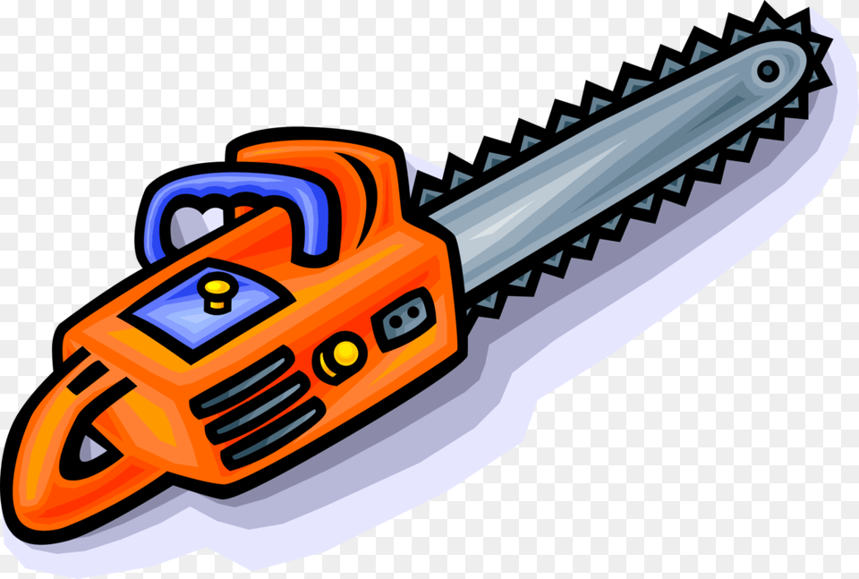 Vector Illustration Of Portable Mechanical Chainsaw Fun Ela Worksheet For 4th Grade, Device, Chain Saw, Tool, Bulldozer Free Png