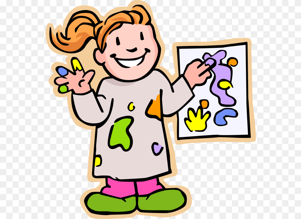 Vector Illustration Of Primary Or Elementary School Arts And Crafts Clip Art, Face, Head, Person, Photography Free Transparent Png