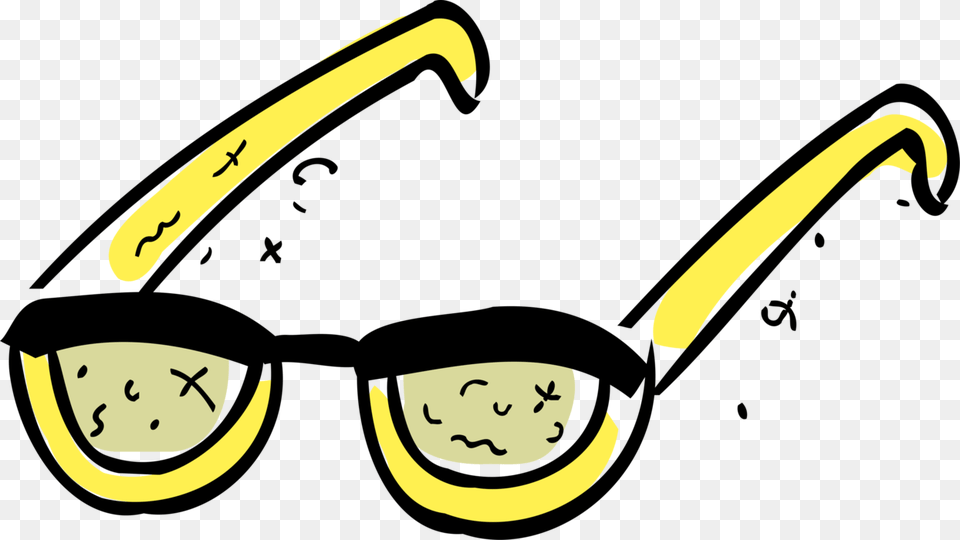 Vector Illustration Of Reading Glasses And Eyeglasses, Spoon, Cutlery, Produce, Food Free Transparent Png