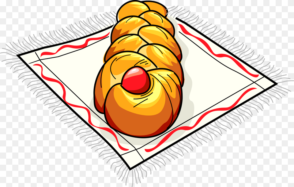 Vector Illustration Of Russian Cuisine Braided Easter, Dynamite, Weapon, Bread, Food Png Image