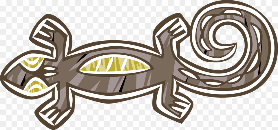 Vector Illustration Of Salamander Lizard Like Amphibian Illustration, Emblem, Symbol, Animal, Reptile Free Png