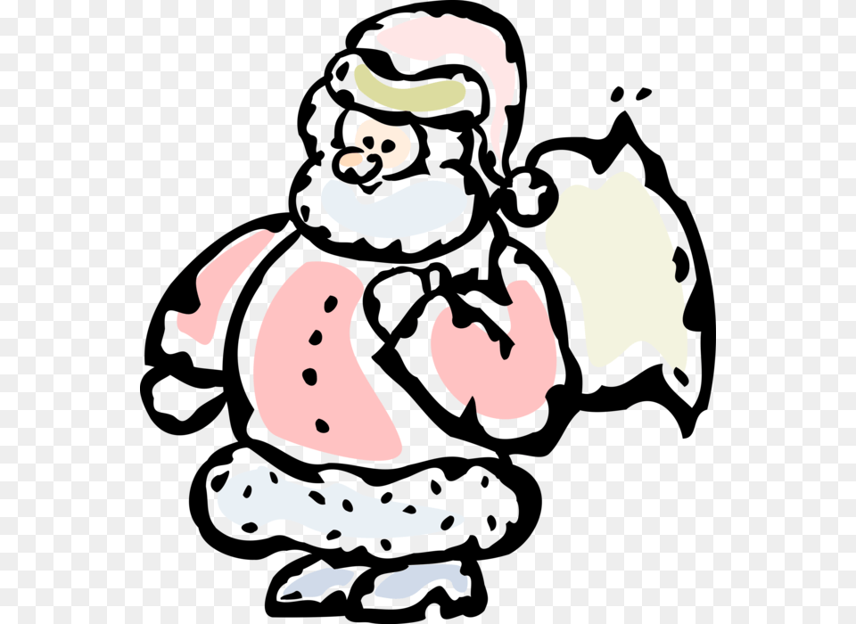 Vector Illustration Of Santa Claus Saint Nicholas, Animal, Beak, Bird, Bear Free Png Download