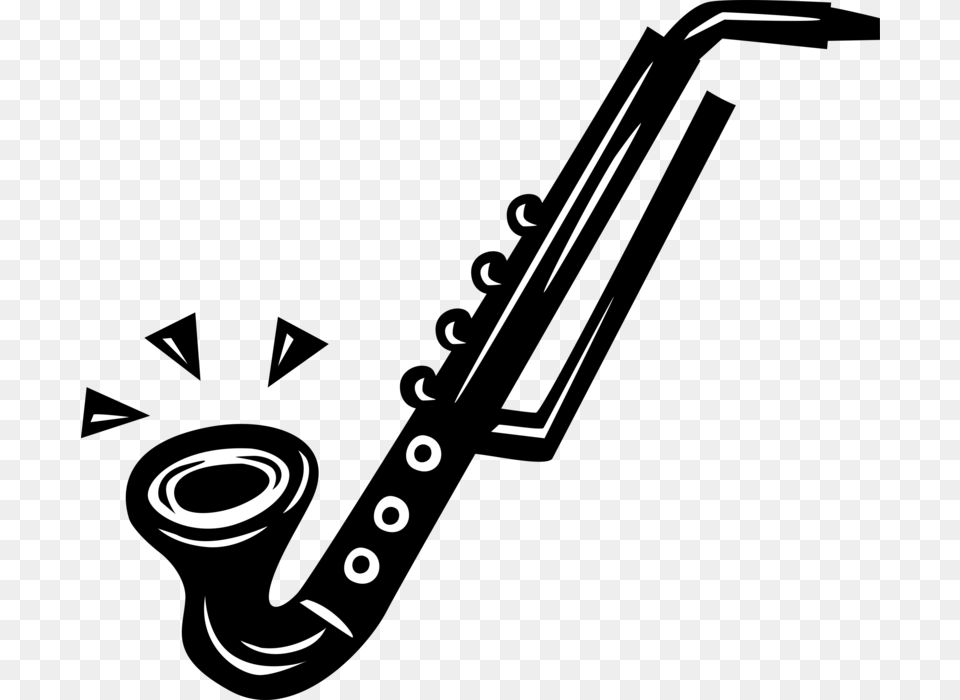Vector Illustration Of Saxophone Brass Single Reed, Blade, Dagger, Knife, Weapon Free Transparent Png