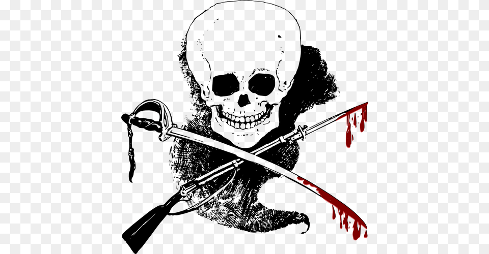 Vector Illustration Of Scary Ghost With Skull Head Sword With Blood Clipart, Outdoors, Logo, Light, Nature Free Png