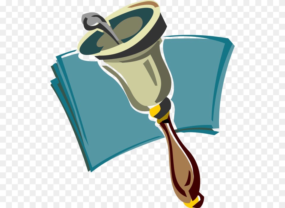 Vector Illustration Of School Bell Or Hand Bell Ringing Pierwszy Dzwonek W Szkole, Person Png Image