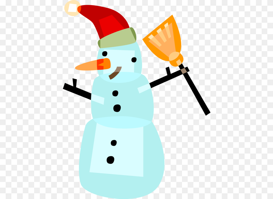 Vector Illustration Of Snowman Anthropomorphic Snow, Nature, Outdoors, Winter Png