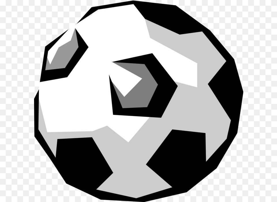 Vector Illustration Of Sport Of Soccer Football Game Soccer, Ball, Soccer Ball, Symbol, Recycling Symbol Free Png