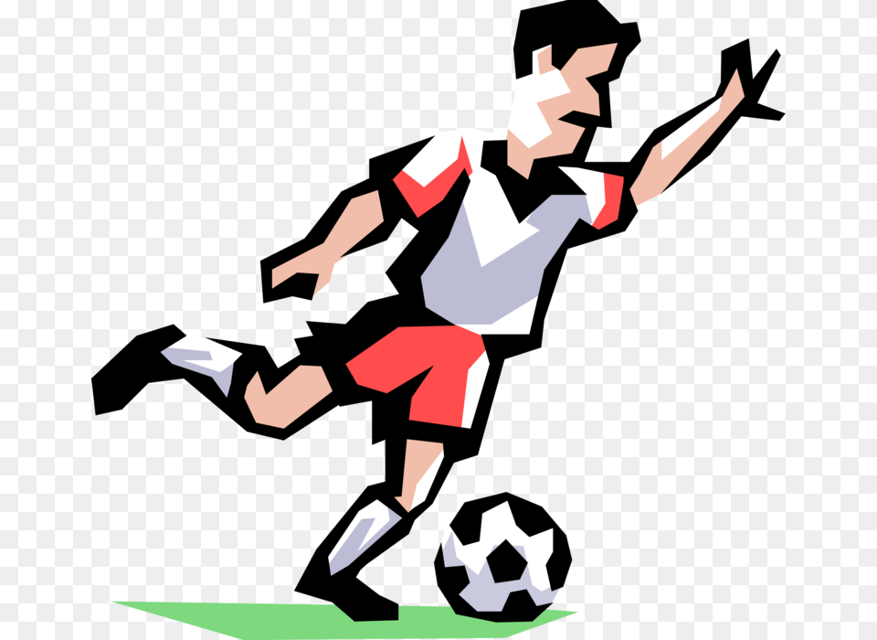 Vector Illustration Of Sport Of Soccer Football Player Logo De Futbol Sala, Baby, Person Free Png Download