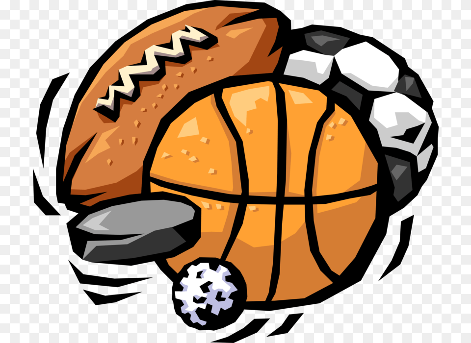 Vector Illustration Of Sports Balls With Football All Sports Logo, Food, Nut, Plant, Produce Free Transparent Png