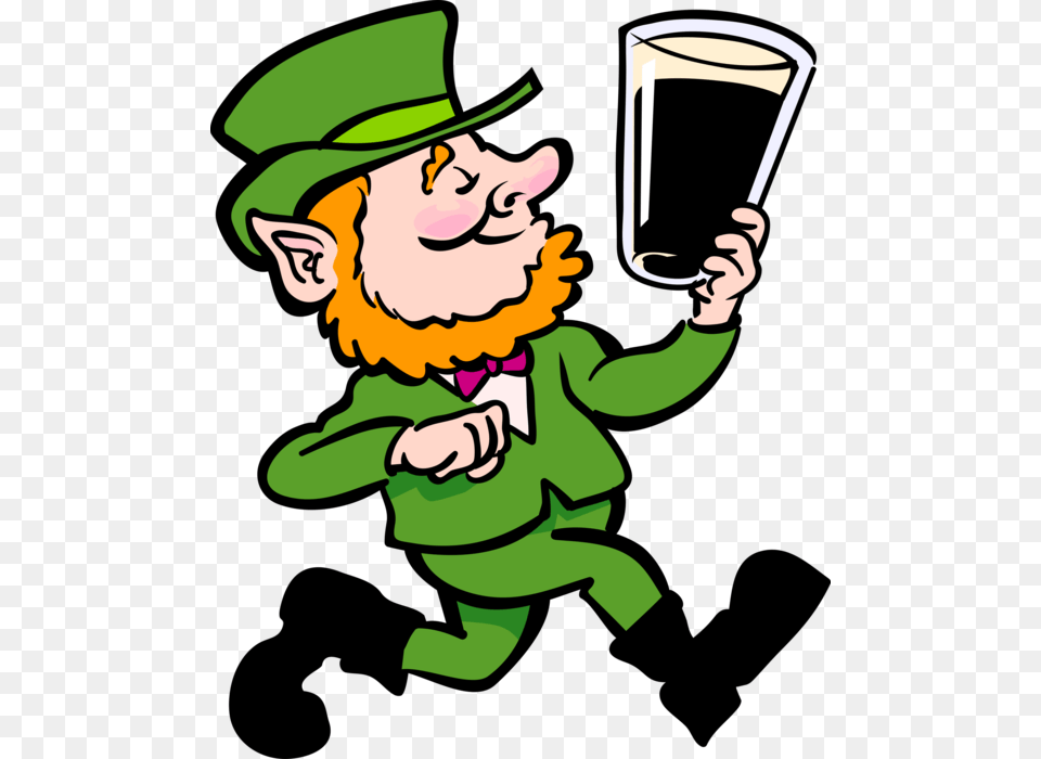 Vector Illustration Of St Patrick S Day Irish Leprechaun, Baby, Person, Face, Head Png