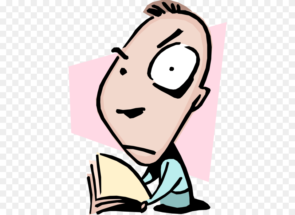 Vector Illustration Of Suspicious Bug Eyed Businessman, Book, Comics, Publication, Baby Free Transparent Png