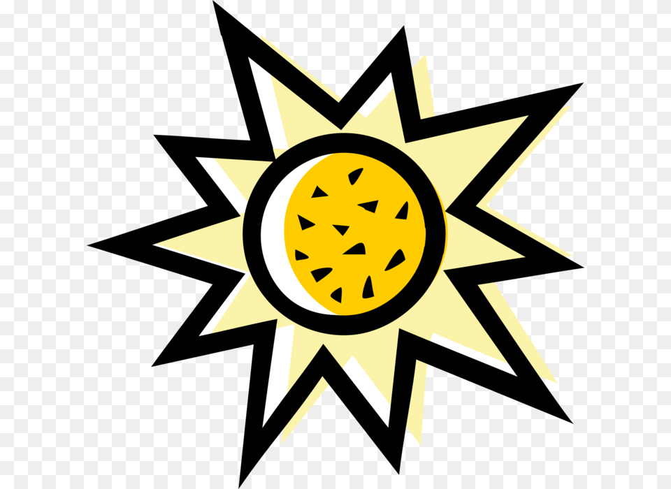 Vector Illustration Of The Sun Solar Sun Rays Sunshine Gif Computer Geometry Turtle, Star Symbol, Symbol, Machine, Wheel Free Transparent Png