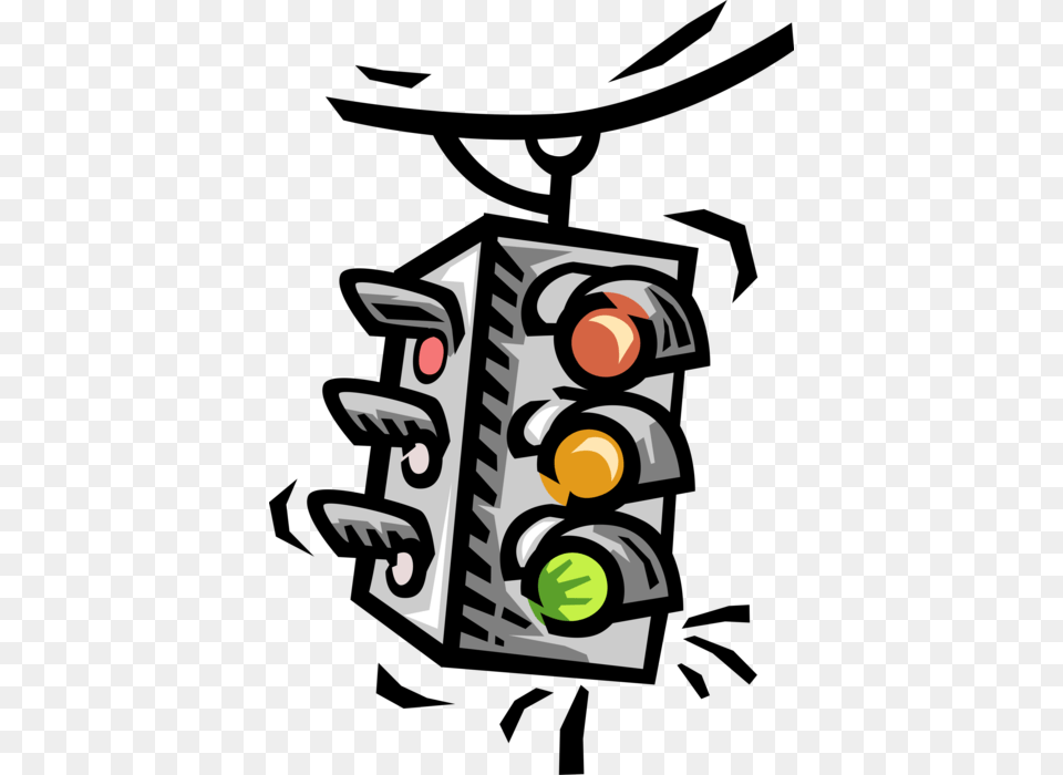 Vector Illustration Of Traffic Light Signals Or Stop, Traffic Light Png