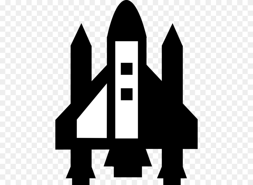 Vector Illustration Of United States Nasa Space Shuttle, Triangle Free Transparent Png