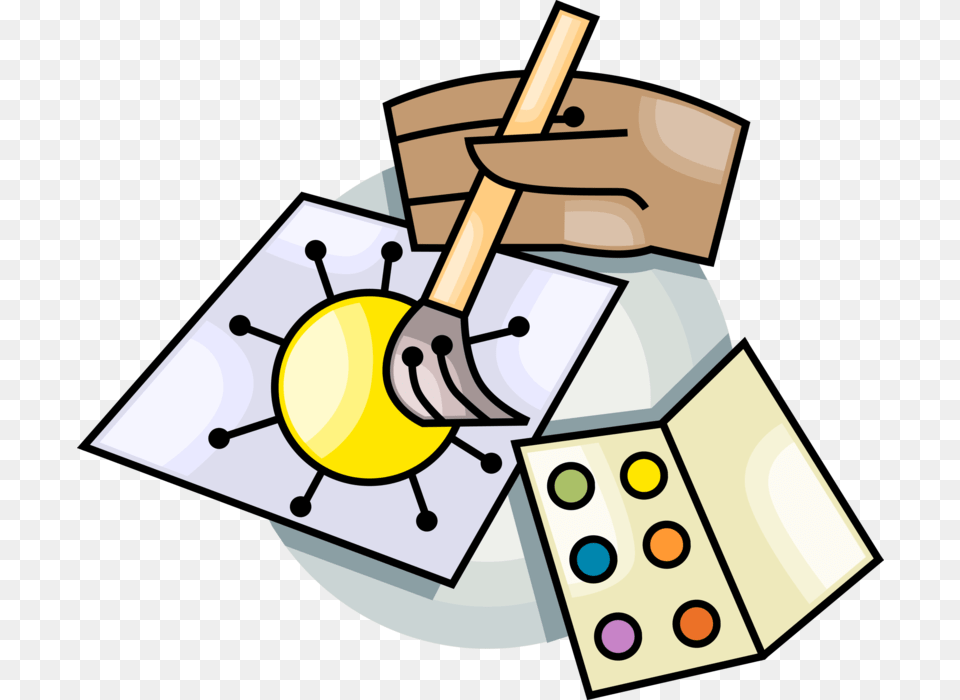 Vector Illustration Of Visual Arts Artist39s Paintbrush, People, Person, Dynamite, Weapon Free Png