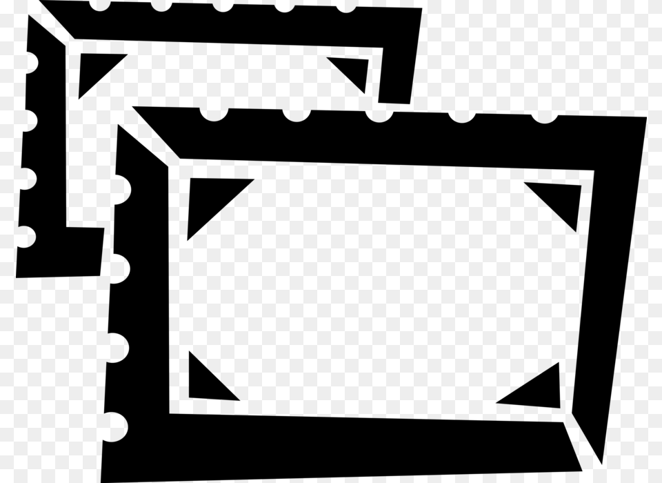 Vector Illustration Of Visual Arts Picture Frame, Gray Free Transparent Png