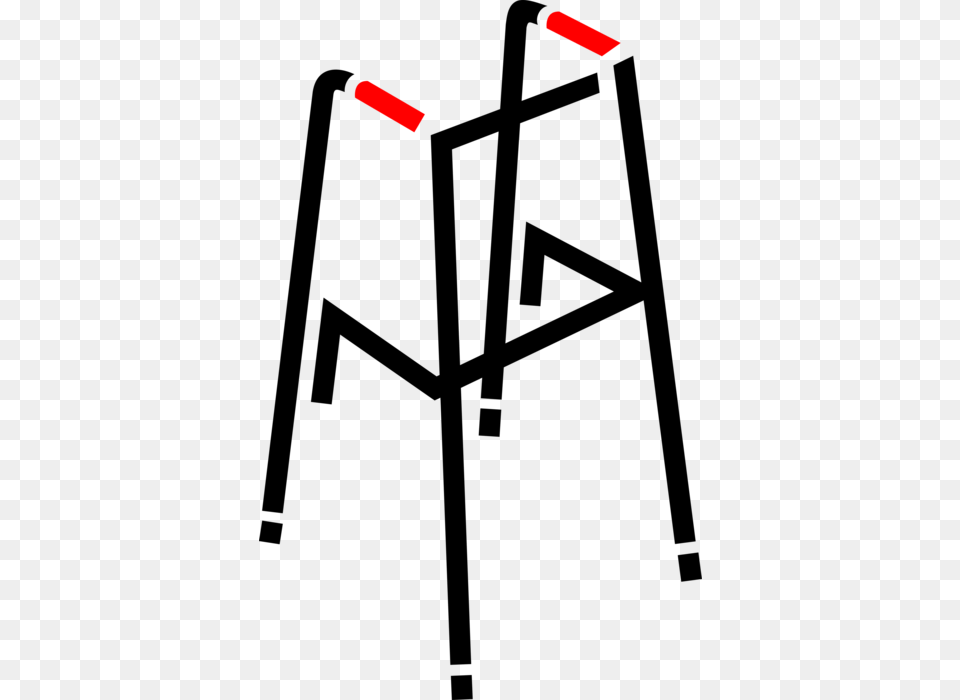 Vector Illustration Of Walker Or Walking Frame For Walker Clip Art, Lighting Free Png