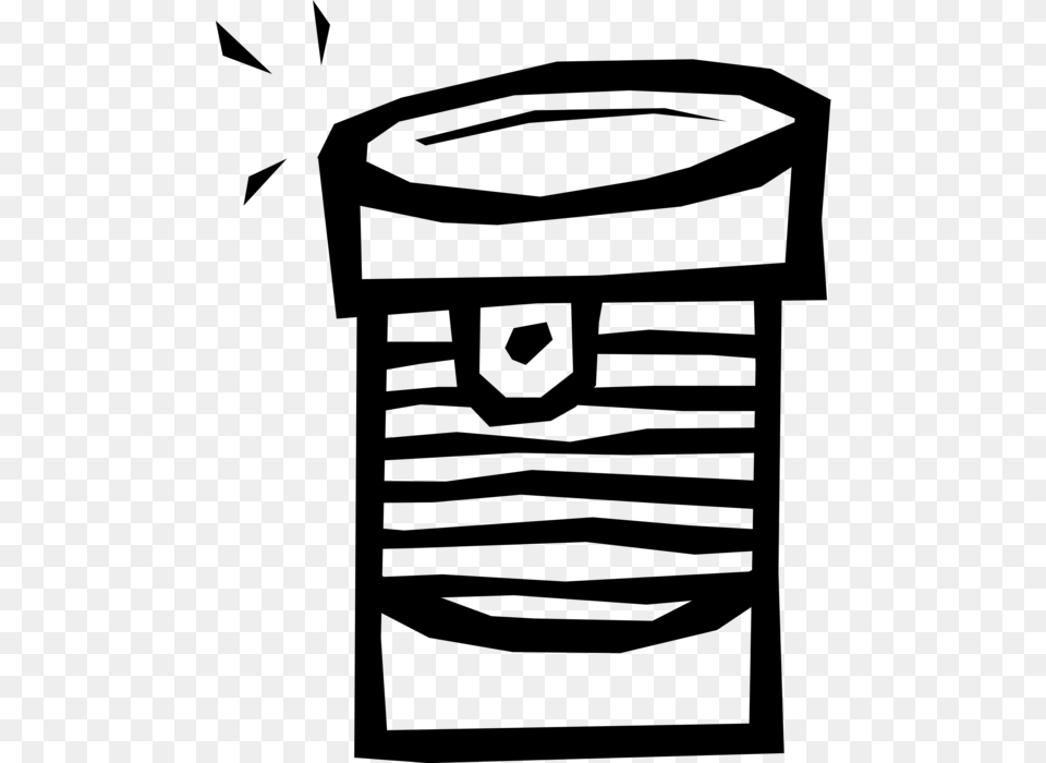 Vector Illustration Of Waste Basket Dustbin Garbage Klaket Icon, Gray Png Image