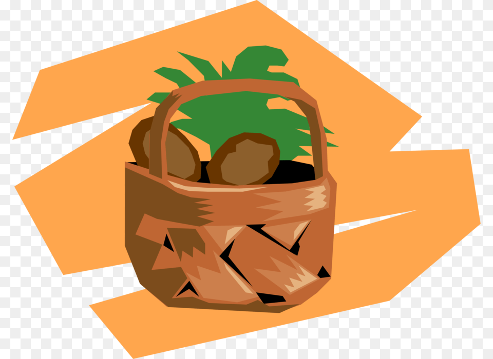 Vector Illustration Of Wicker Basket Of Garden Vegetables Illustration, Baby, Person Free Transparent Png