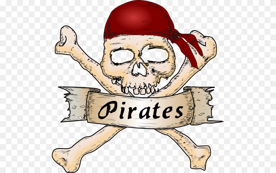 Vector Illustration Of Wooden Pirate Sign With A Skull Clip Art Pirates, Baby, Person, Face, Head Free Png