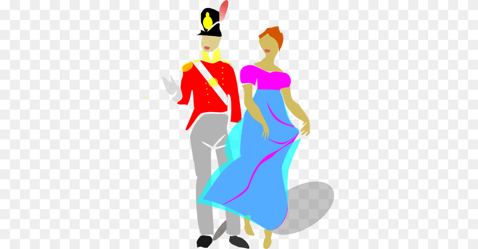 Vector Image Of Man And Woman Dancing, Adult, Female, Person, Leisure Activities Free Png