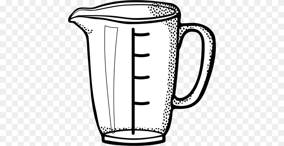 Vector Of Measuring Cup Line Art, Jug, Chart, Plot Png Image