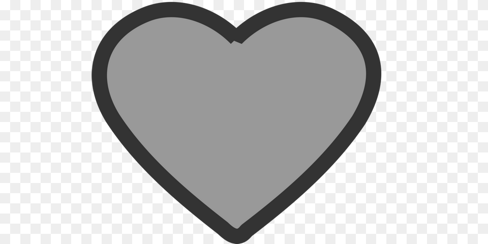 Vector Image Of Thick Blue Heart Icon Svg Grey Heart Free Png