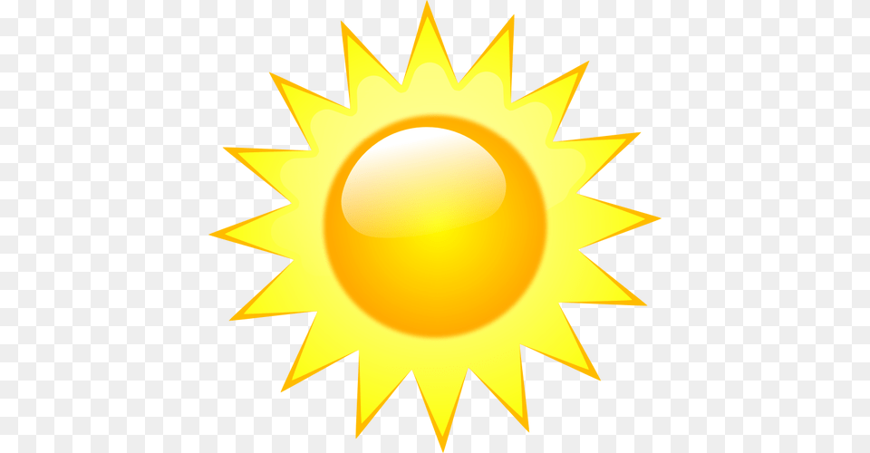 Vector Image Of Weather Forecast Color Symbol For Sunny Sky, Nature, Outdoors, Sun, Lighting Free Png Download