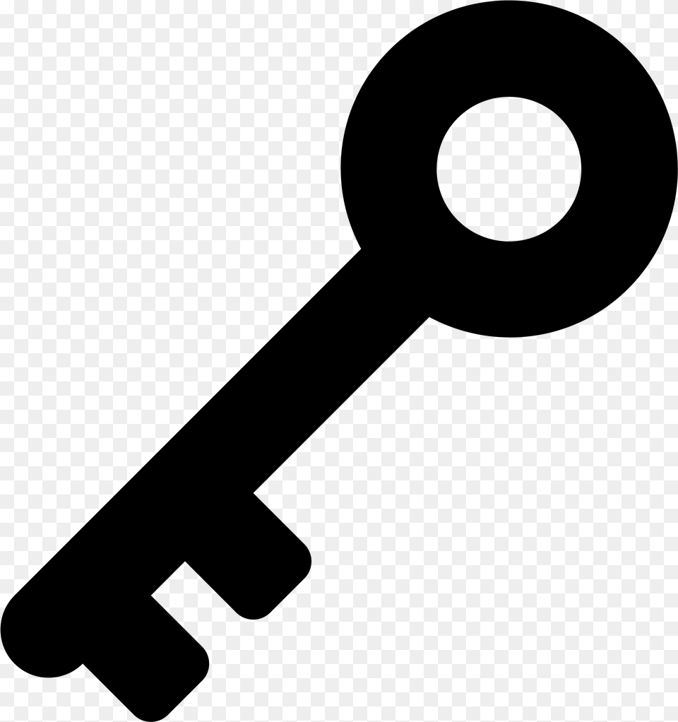 Vector Key Transparent Key Vector, Gray Png Image