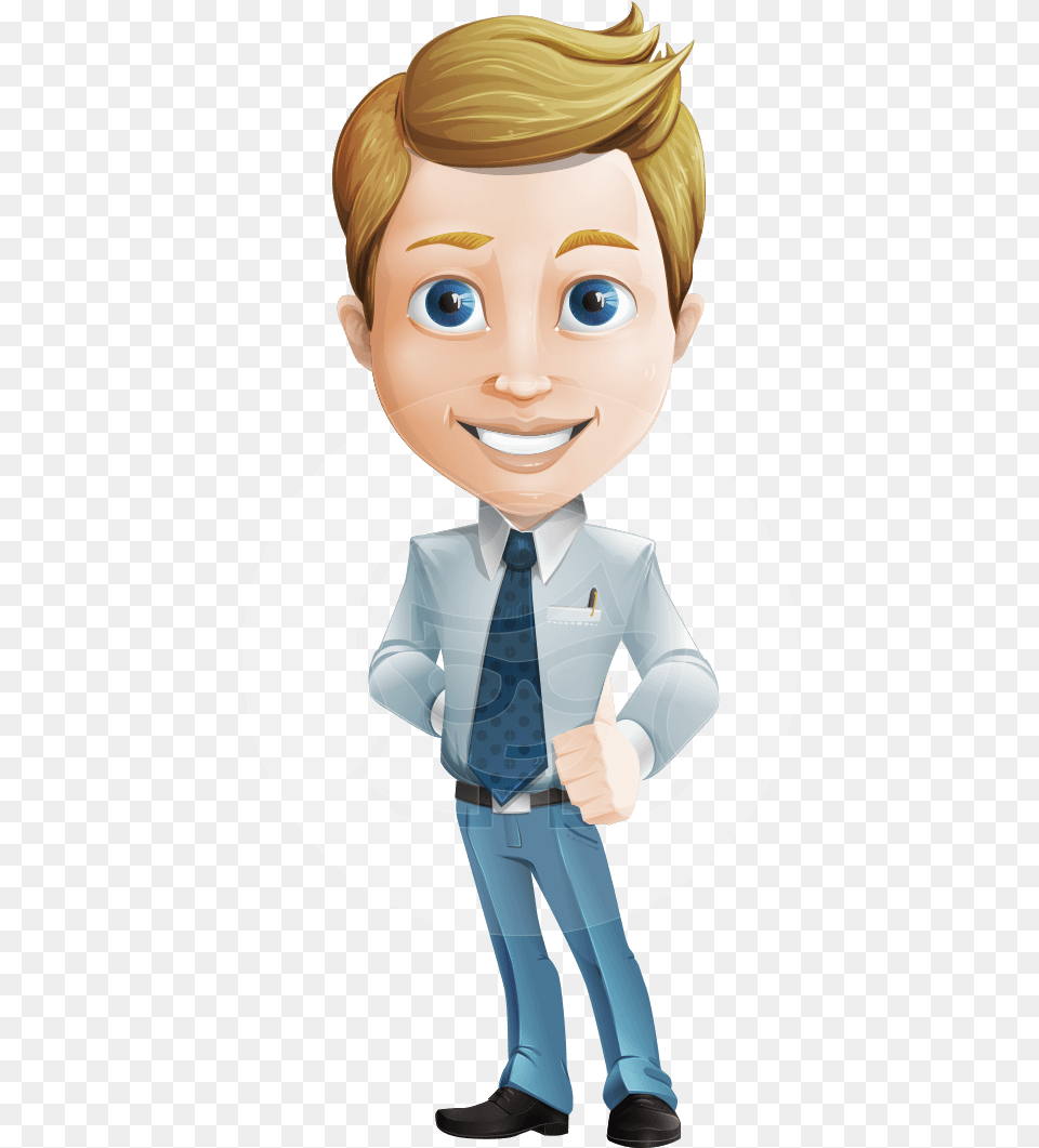 Vector Leader Character Liam Free Cartoon Male Character, Accessories, Formal Wear, Tie, Photography Png Image