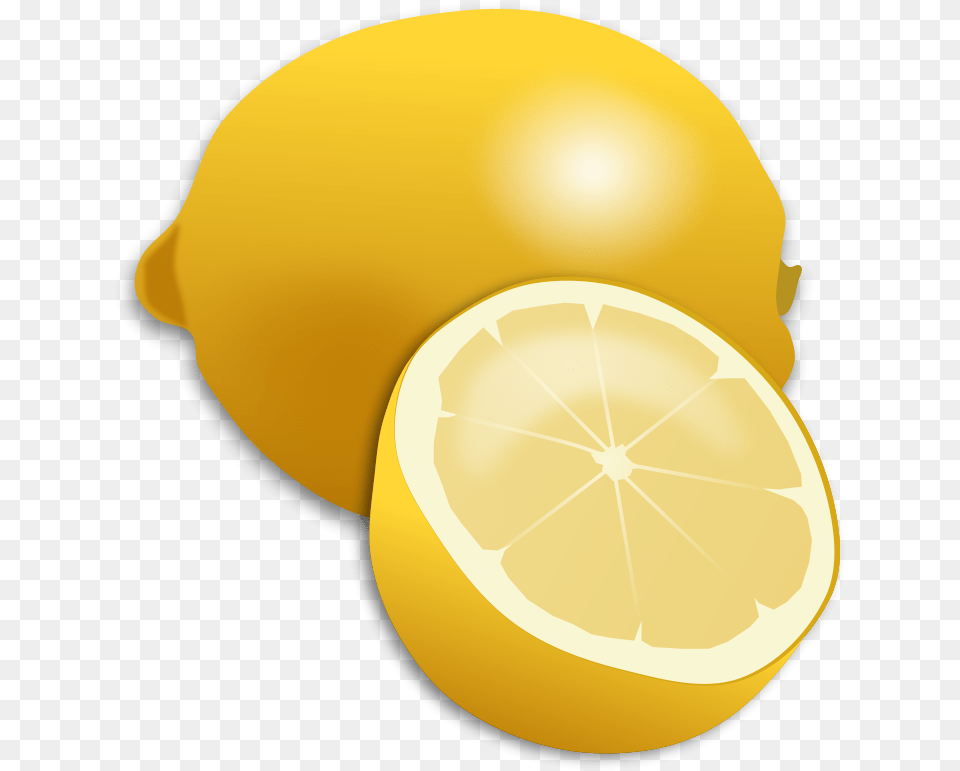 Vector Lemon Citron Clipart, Citrus Fruit, Food, Fruit, Plant Png Image