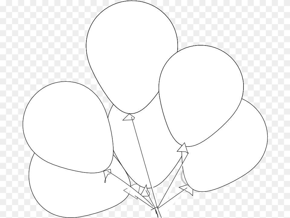 Vector Library Clipartist Net Clip Art Black Line Svg White Balloons With Black Background Clipart, Balloon, Person Free Png Download
