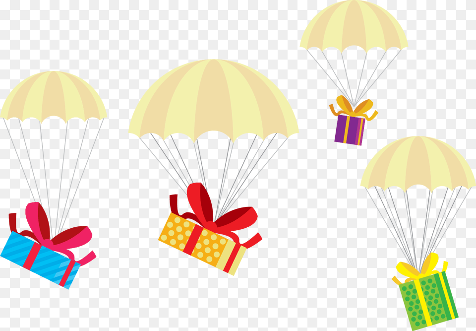 Vector Library Download Christmas Gift Christmas Gift Gift, Parachute Png