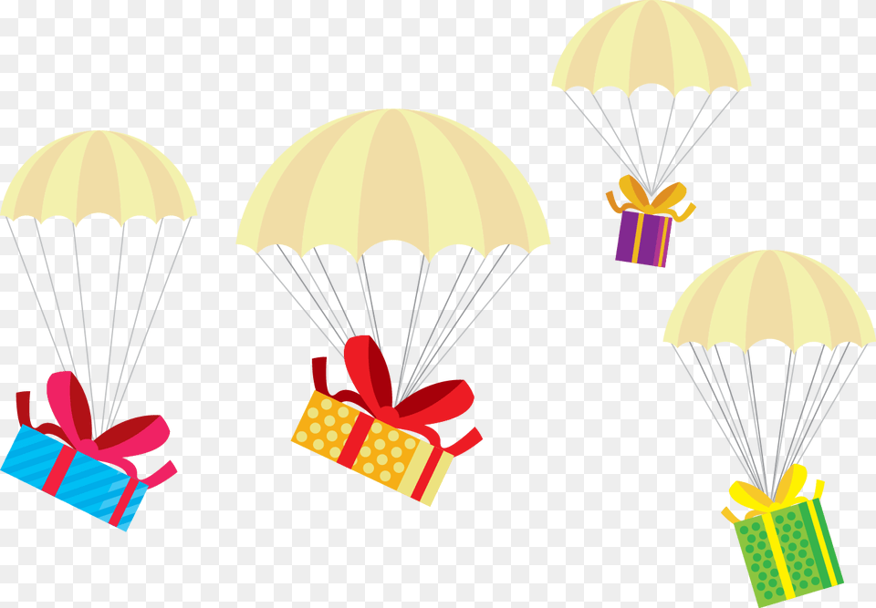 Vector Library Christmas Gift Christmas Gift Vector Christmas Gifts, Parachute Free Png Download