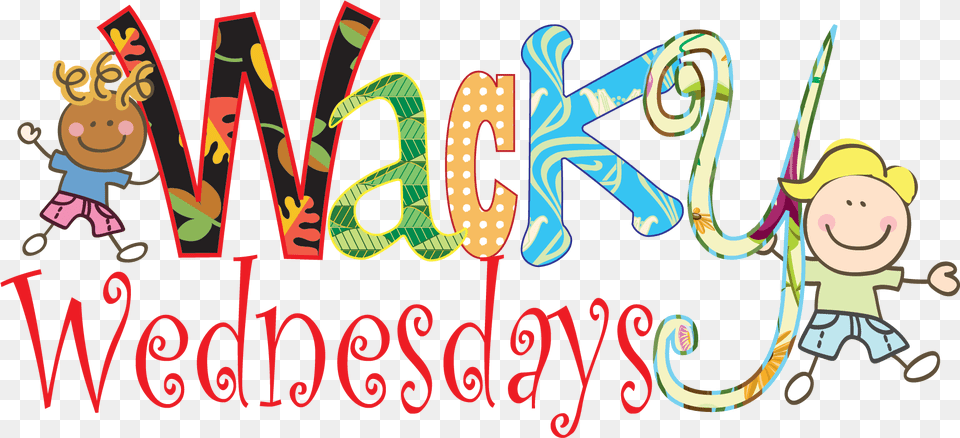 Vector Library Download Wacky Crazy Wednesday Clip Art, Text Free Transparent Png