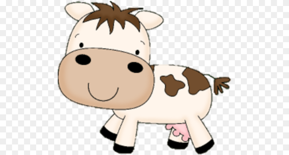 Vector Library Library Cute Baby Cow Clipart, Animal, Mammal, Livestock, Cattle Png Image