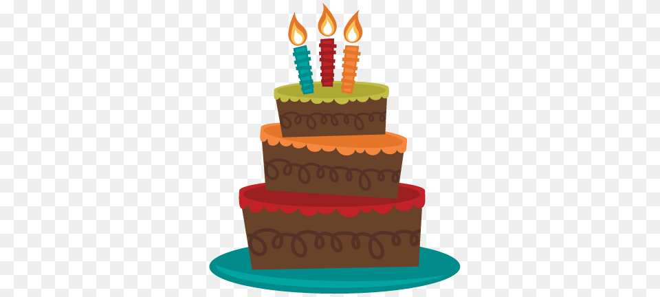 Vector Library Tiered Birthday Svg Birthday Cake Clipart No Background, Birthday Cake, Cream, Dessert, Food Free Png
