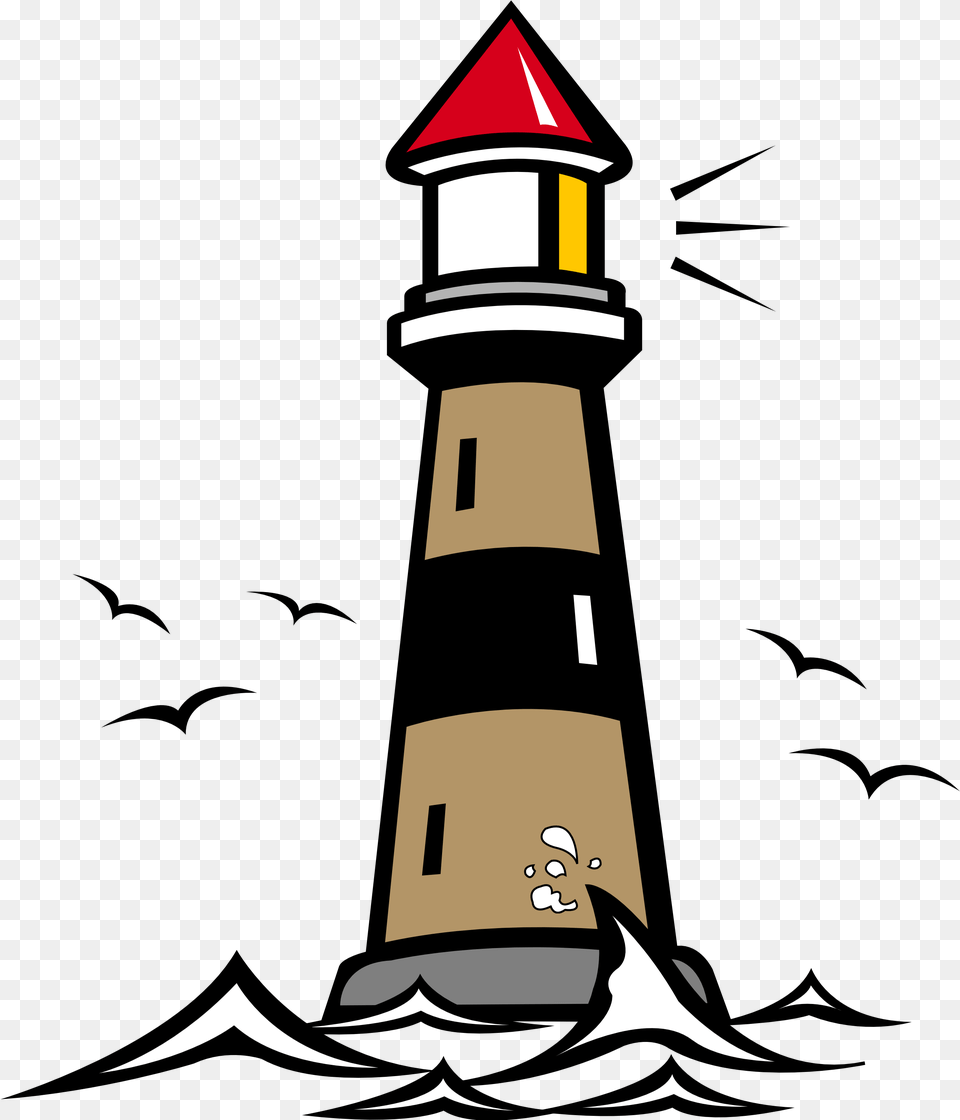 Vector Lighthouse Cute Transparent Lighthouse Clipart, Architecture, Building, Tower, Beacon Free Png Download