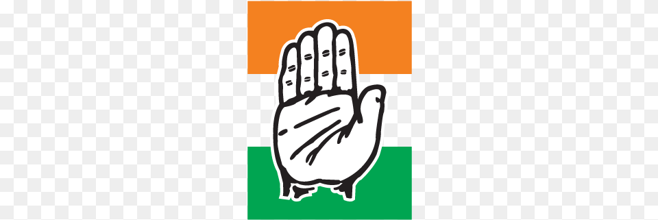 Vector Logo Congress Indian National Congress Symbol, Body Part, Clothing, Glove, Hand Png Image
