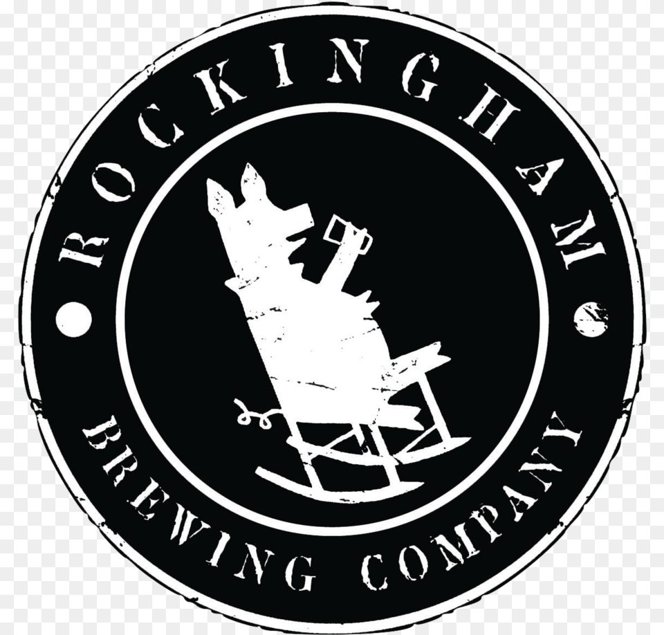 Vector Logo Rockingham Brewing Company, Emblem, Symbol, Furniture, Person Free Png Download