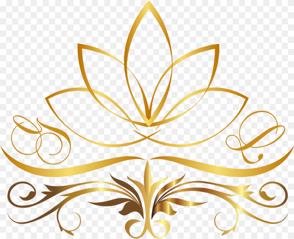 Vector Lotus Gold Lotus Flower Logo, Art, Floral Design, Graphics, Pattern Free Png Download